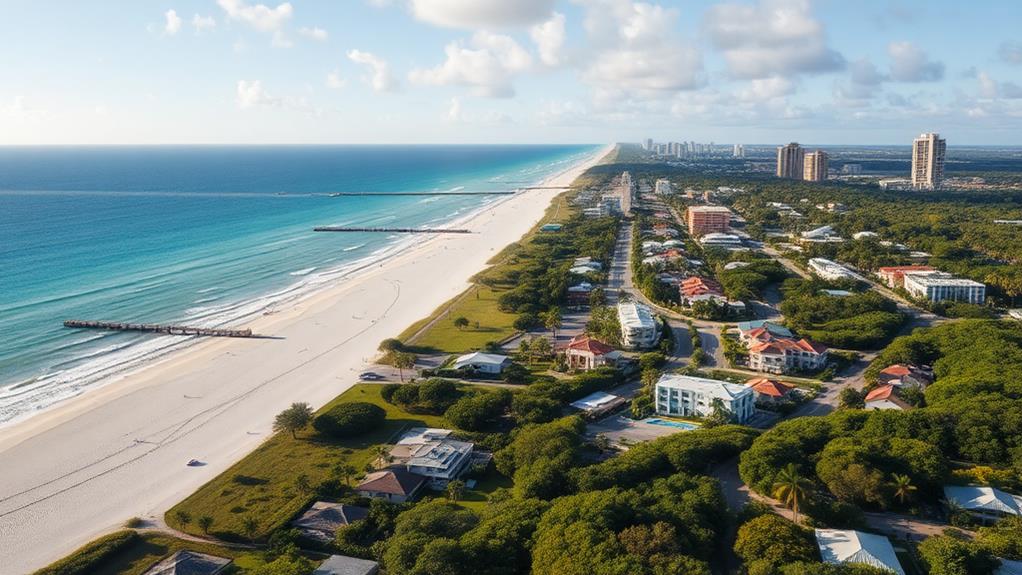 peaceful coastal community in florida