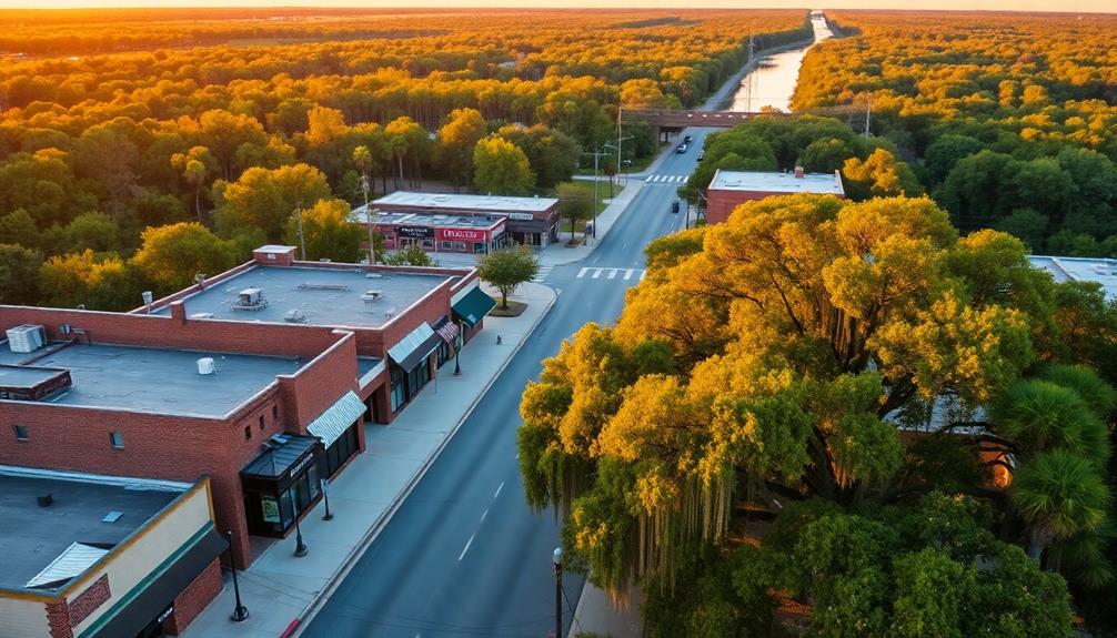 quaint north florida small town community