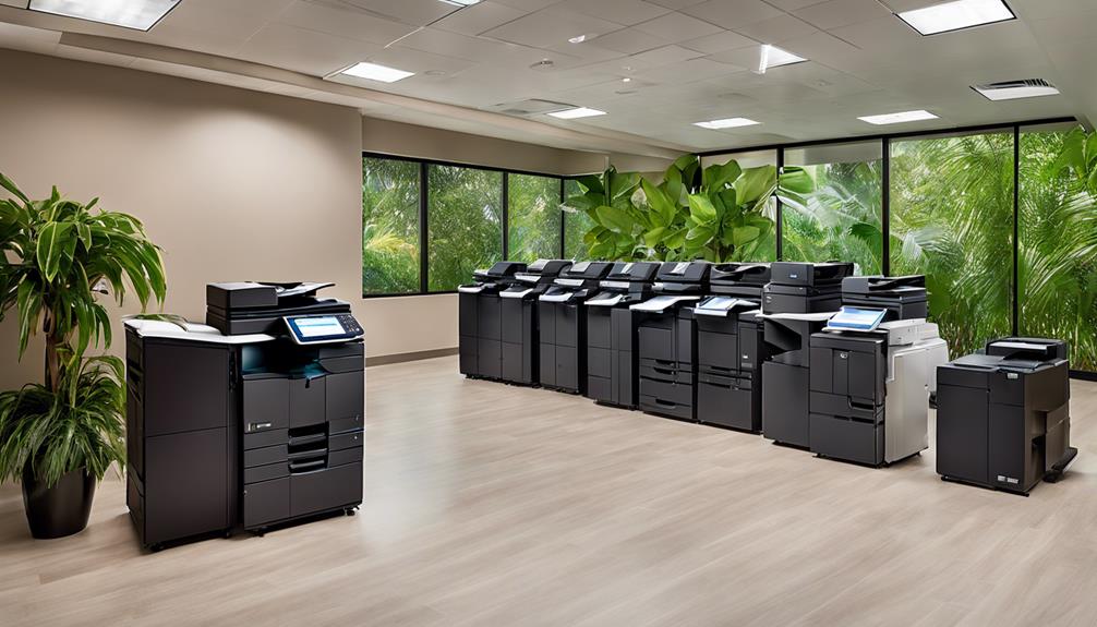 renting photocopier equipment arrangement