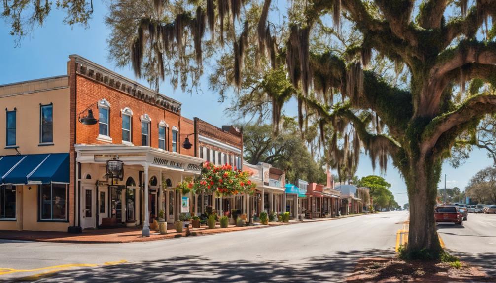 scenic small town florida community