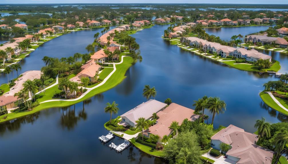 suburban residential community in florida