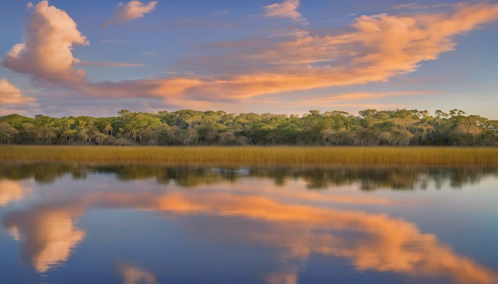 tranquil lakeside community in florida